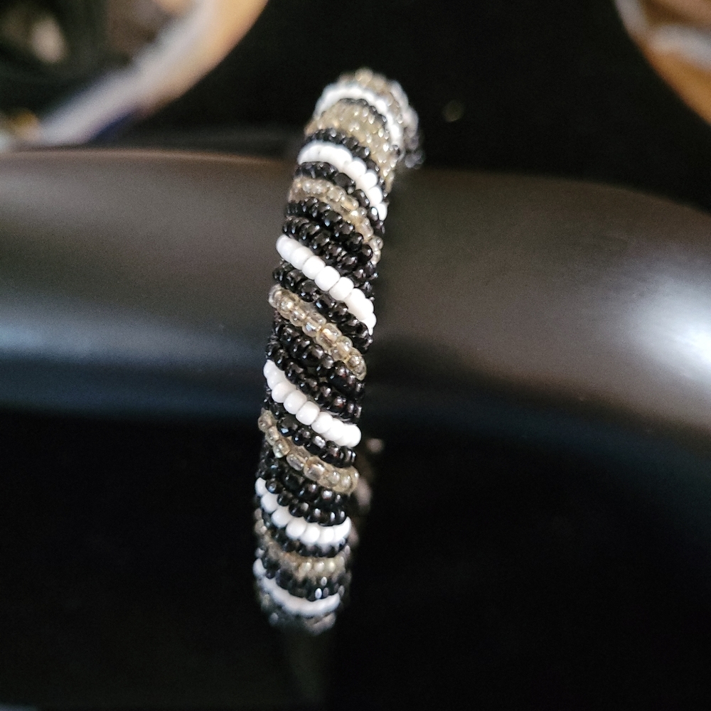 Beaded bangle